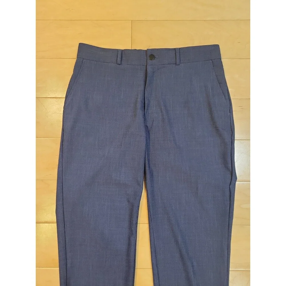 State & Liberty Pants Men's Size 32x28 Navy Blue Business Work Stretch Athletic